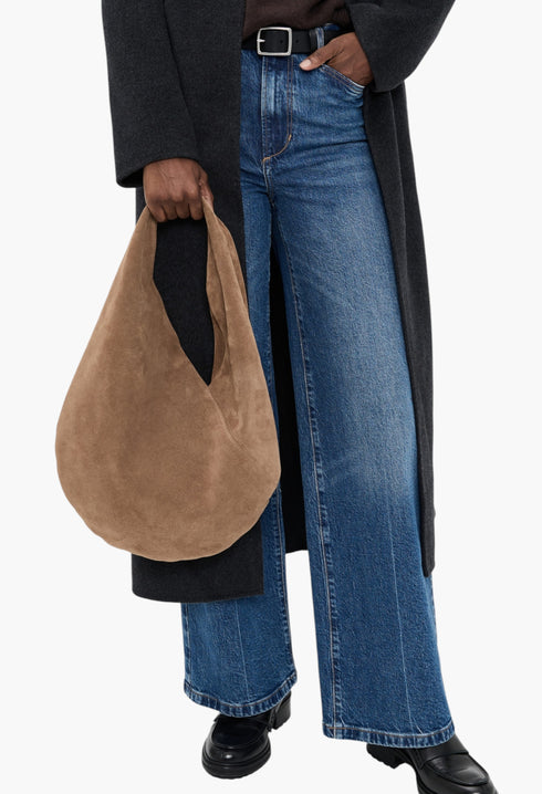 Ora Suede Hobo Bag